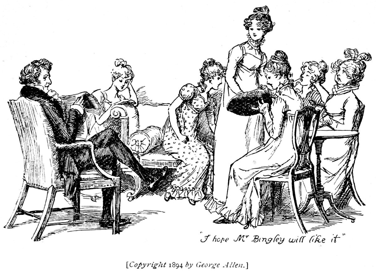 I hope Mr. Bingley will like it.