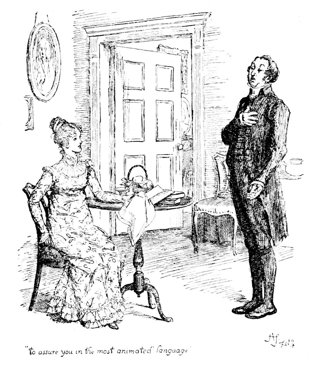 “to assure you in the most animated language.”