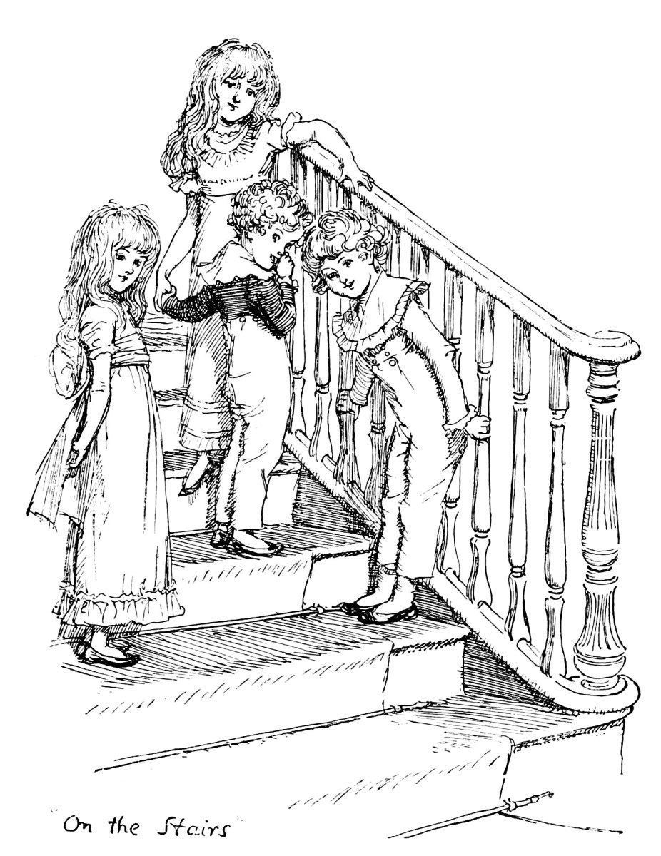 “On the Stairs.”