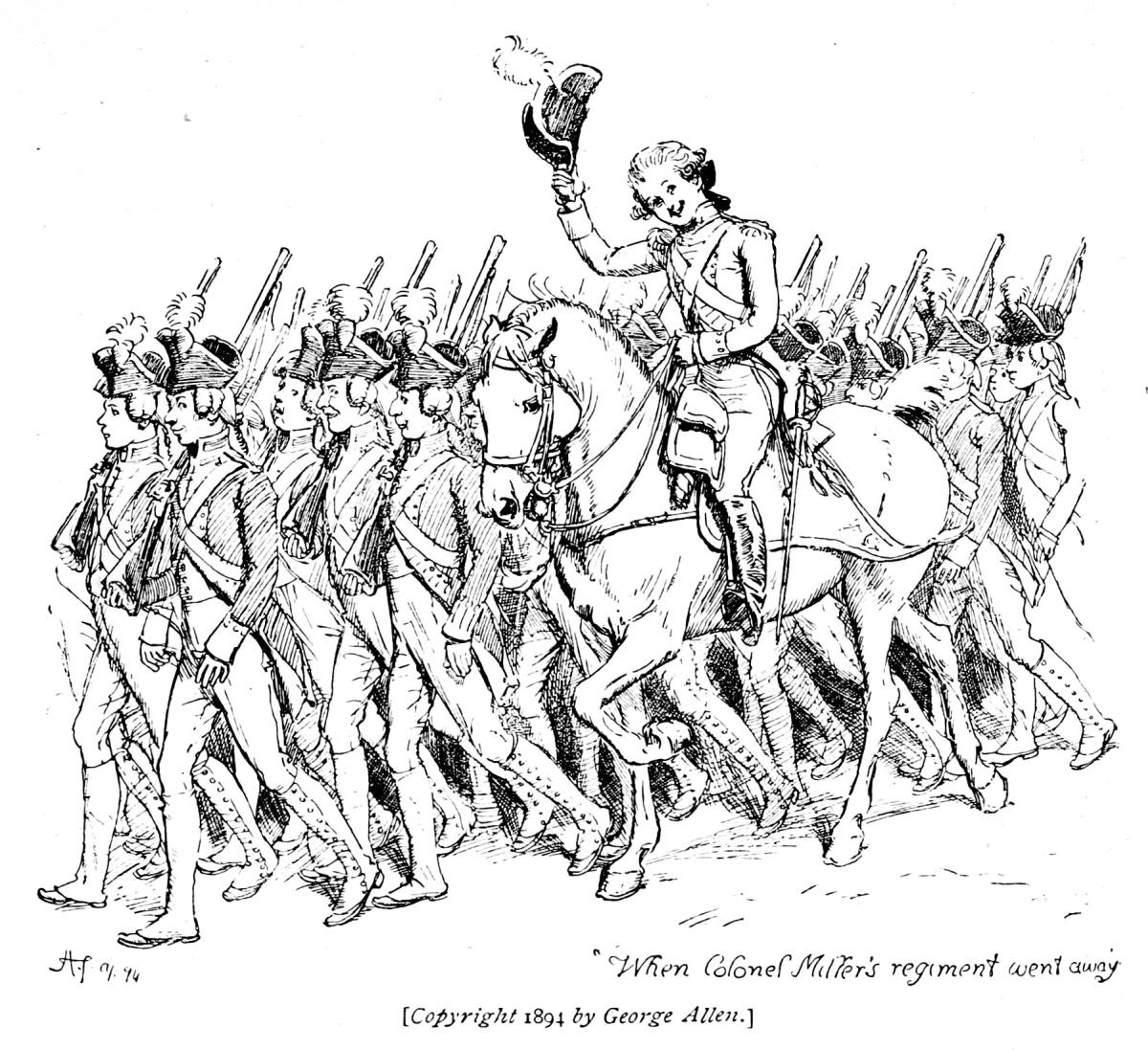 “When Colonel Miller’s regiment went.”