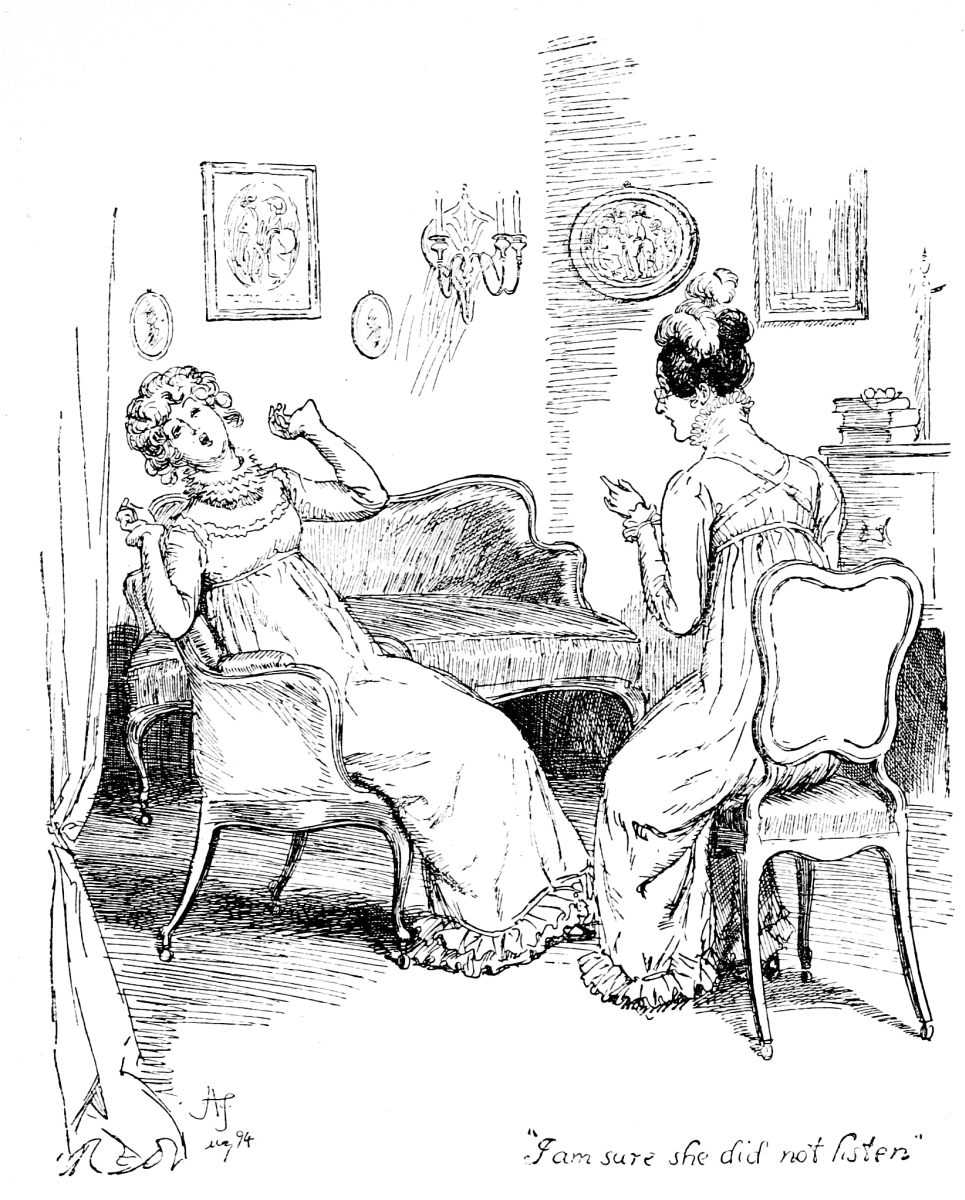 “I am sure she did not listen.”